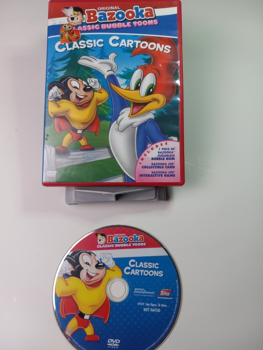 Bazooka Bubble toons Classic Cartoons Vol (2005 DVD) Region