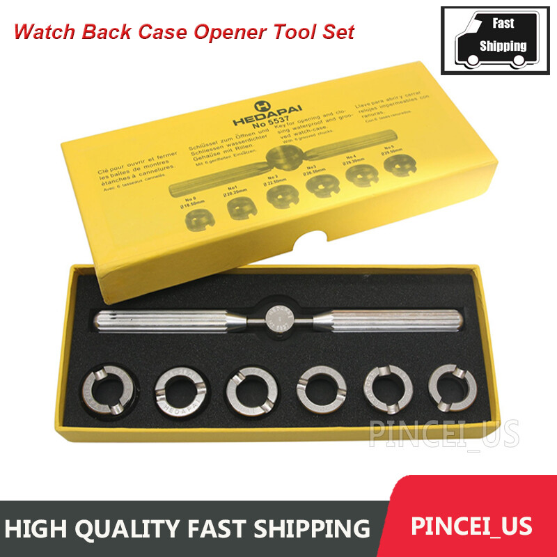 Rolex Watch Back Opener Set Deluxe Screw Watch Back Case Opener
