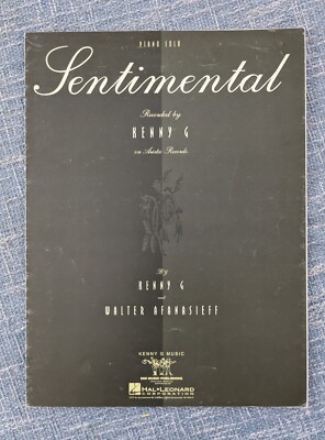 Sentimental by Kenny G.  Piano Solo 1992