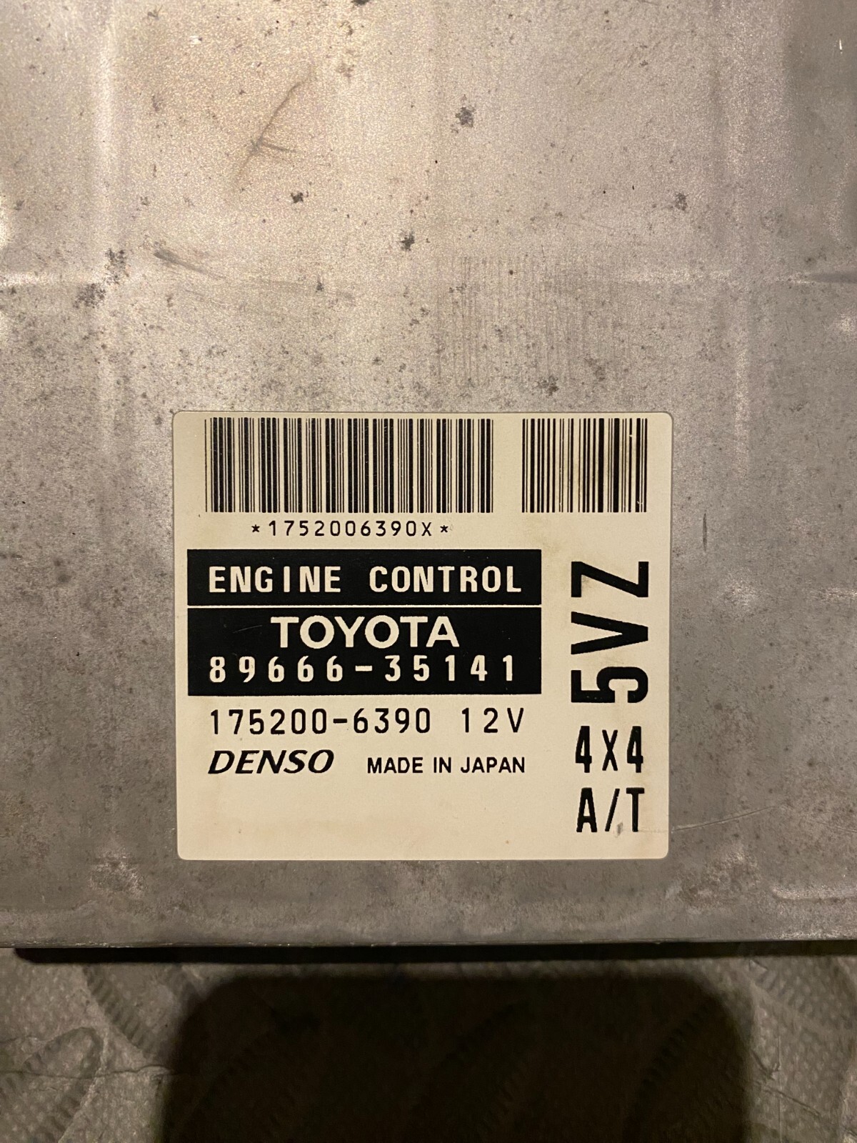 2000 2001 Toyota 4Runner 3.4 V6 Engine Computer ECU 8966635141 ECM PCM