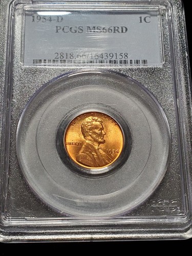 1954-D Cent PCGS MS66 Red (Z-0165) - Picture 1 of 2