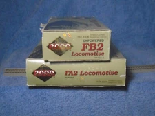 PROTO 2000 HO SCALE #8374 FA2 PRR #9623/9620 ₸ FB2 PRR #9620B UNPOWERED