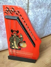 RAR Collectible Musical Instrument GDR Vintage old MUSIMA Small String Harp Lute