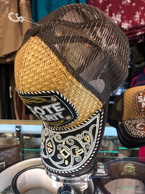 Gorra Charra Mogote Nayarit - Chapeau Vaquero Mexicain Ajustable - Fait Main Au Mexique