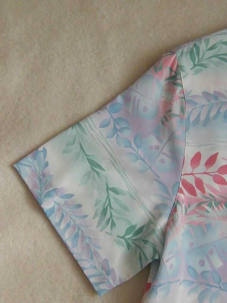 Alfred Dunner Multicolor Leaf Pattern Short Sleev… - image 6