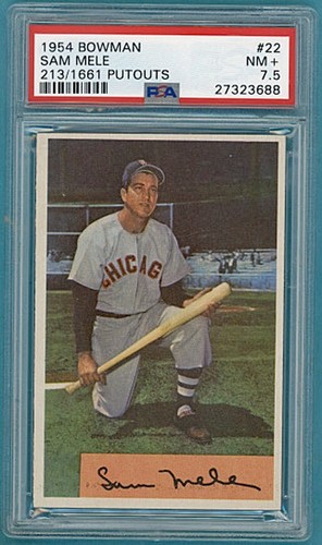 1954 Sam Mele [213/ 1661 Putouts] #22