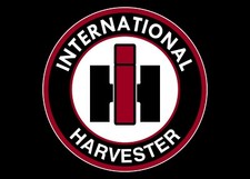 International Harvester - Vintage Round Emblem Logo Sticker Decal