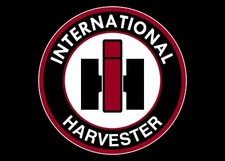 International Harvester - Vintage Round Emblem Logo Sticker Decal