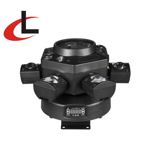 6 Arm LED Moving Head Light RGBW 4 in 1 Disco DJ Light DMX512 For Wedding Party - Picture 7 of 9