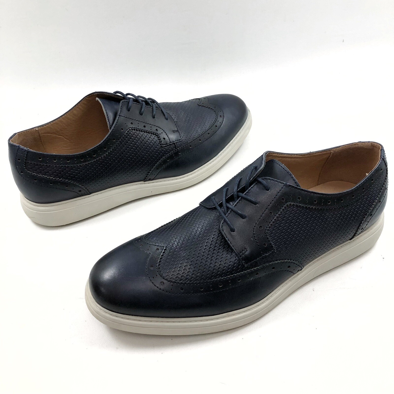 SAOLA La Milano Palmer taglia 12 pelle blu navy