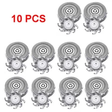 10 Replacement Heads for Skull Shaver Pitbull Gold Silver Platinum Diamond Blade