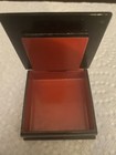 Small Russian Hand-Painted Lacquer Box w/ Santa on Sleigh, 2.25 square- Signed — photo 5