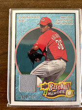 2008 Upper Deck Baseball Heroes - Blue #69  Edison Volquez  29/200 Parallel Fabr