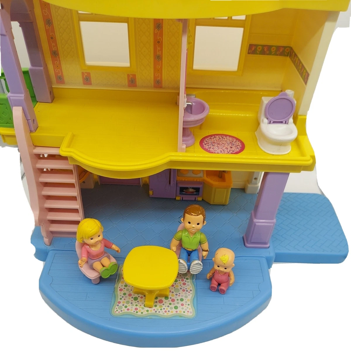 klamre sig Hængsel Skylight Fisher Price My First Doll House with Accessories Excellent Condition  Playhouse | eBay