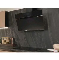 Graded - Hotpoint PHVS91FLTDPK Built In 90cm 4 Speeds Chimney Cooker Hood Black