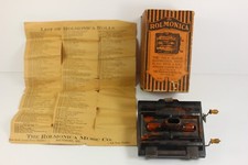 1928 ROLMONICA Harmonica Bakelite Musical Instrument Box w/ Paperwork  One Roll