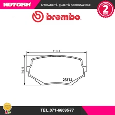 P79009 Kit pastiglie freno a disco anteriore (MARCA-BREMBO)..