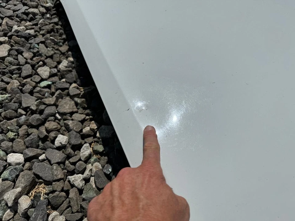 Jeep Wrangler Mopar 2017 capó genuino fabricante original pieza usada ver fotos - abolladura Foto 4 de 4