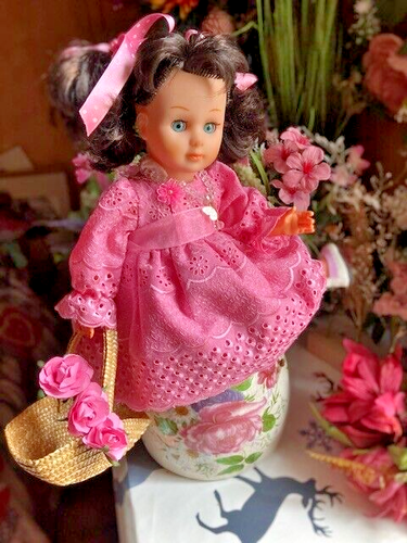 Poupée Ancienne Marie Françoise Petitcollin - 40cm - Tenue Mariquita Perez - Occasion