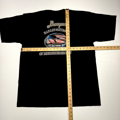 Y2K Harley Davidson Eagle Pocket T-Shirt X-Large Murfreesboro, TN Made in USA - Picture 7 of 7
