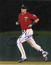 JASON CASTRO   MINNESOTA TWINS  ACTION SIGNED 8x10
