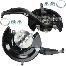 Pair Front Wheel Bearing Hub Knuckle Assembly For 2008-12 Honda Accord 2.4L 3.5L