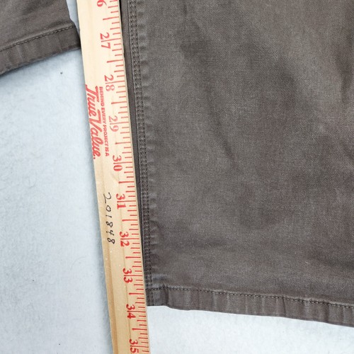 Orvis Jeans Mens 38X34 Brown Five Pocket Straight Leg Casual Denim Classic - Picture 5 of 12