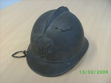 Antiker Feuerwehrhelm Jahrhundertwende - C.Beuttenmüller, Bretten