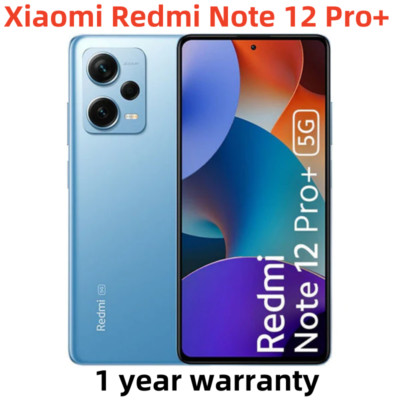 Xiaomi Redmi Note 12 Pro+ 5G 256GB Unlocked 200MP Global Smartphone New Sealed