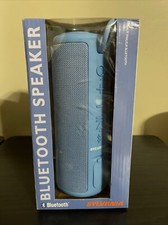 Sylvania Bluetooth Speaker - IPX4 Blue Waterproof Speaker - New Sealed