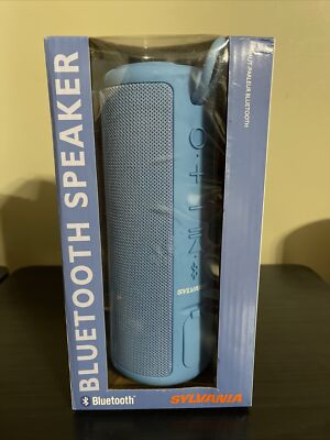 Sylvania Bluetooth Speaker IPX4 Blue Waterproof Speaker