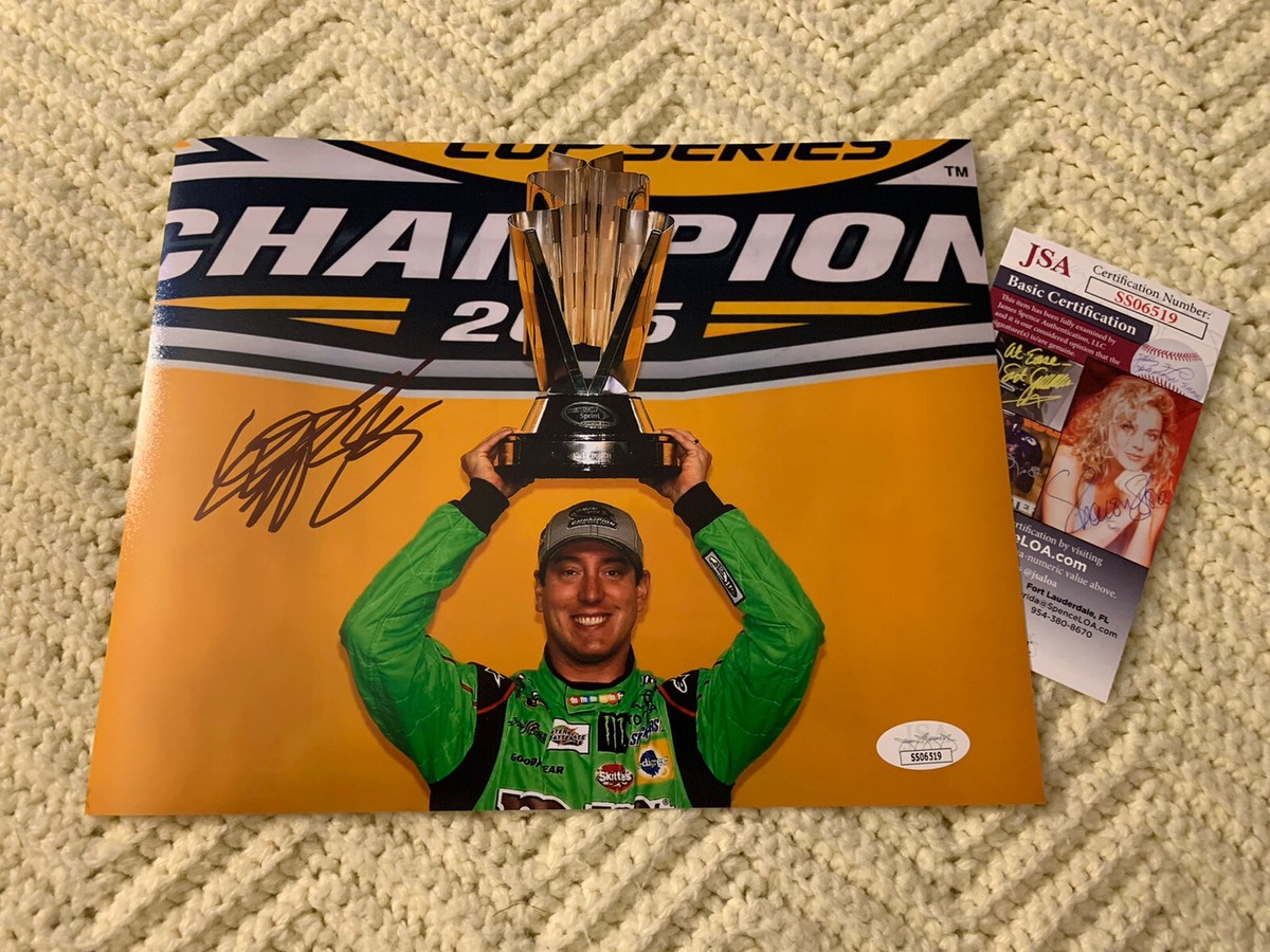 Kyle Busch Nascar Signed 8 X 10 Photo Autographed JSA