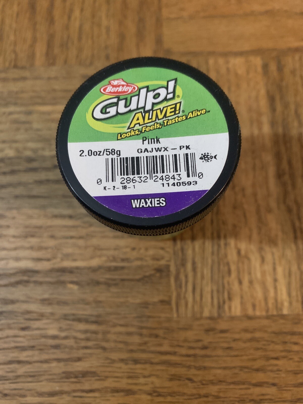 Berkley Gulp Alive Waxies – Appâts 1,27 Cm – 56,7 G – Blanc – Pour Poissons Panfish – Fabriqué Aux USA
