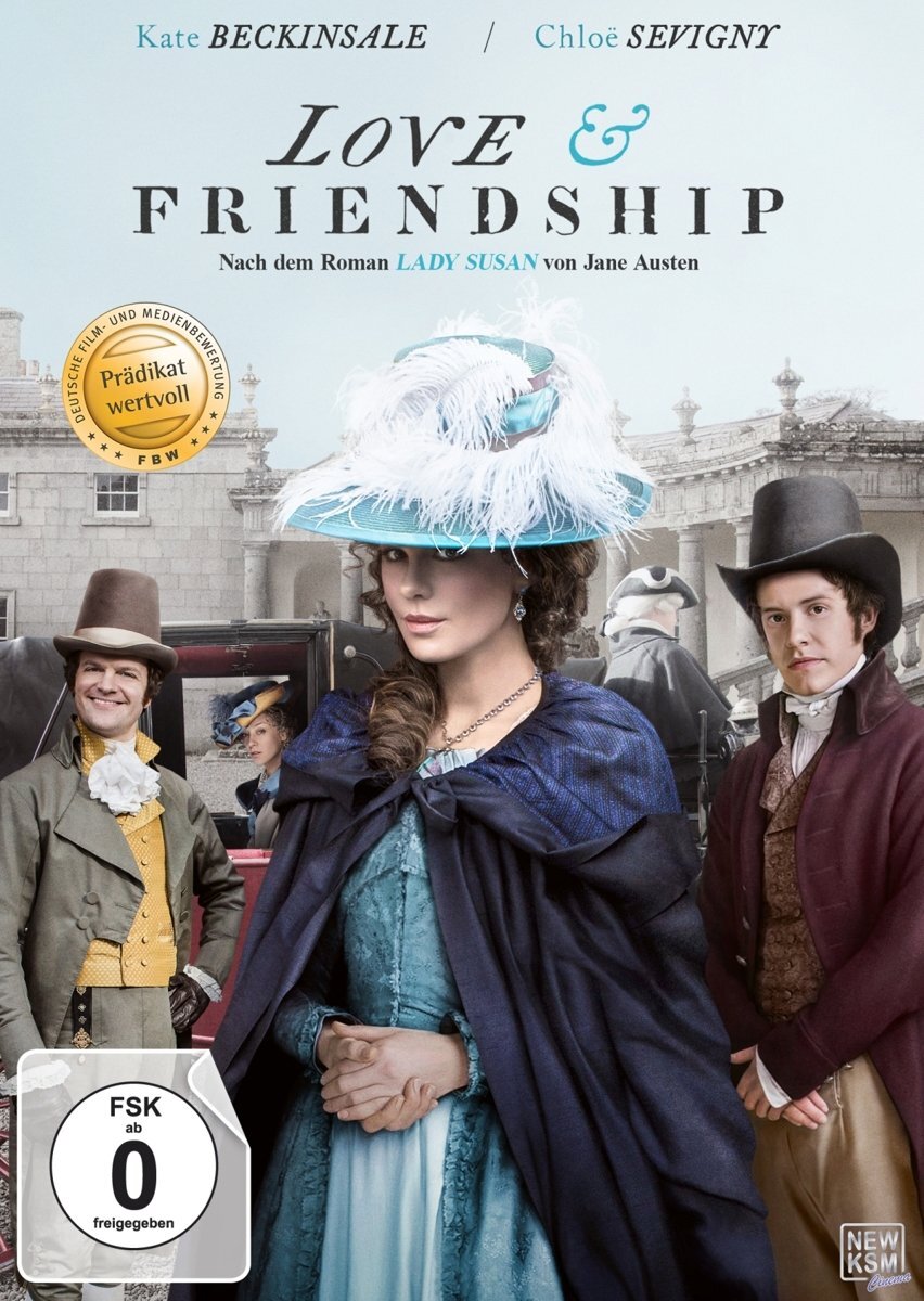 Love & Friendship - Jane Austen (DVD) Beckinsale Kate Clark Morfydd Bennett Tom