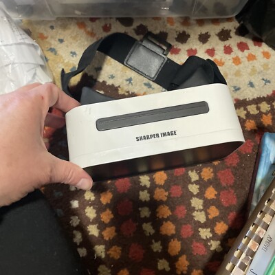 VR Virtual Reality Headset Sharper Image White/Black for Smartphone