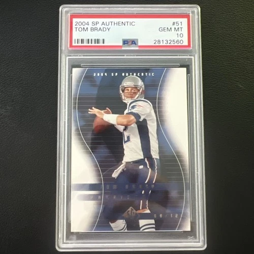 2004 SP Authentic - Tom Brady #51 PSA 10 GEM MINT POP 434