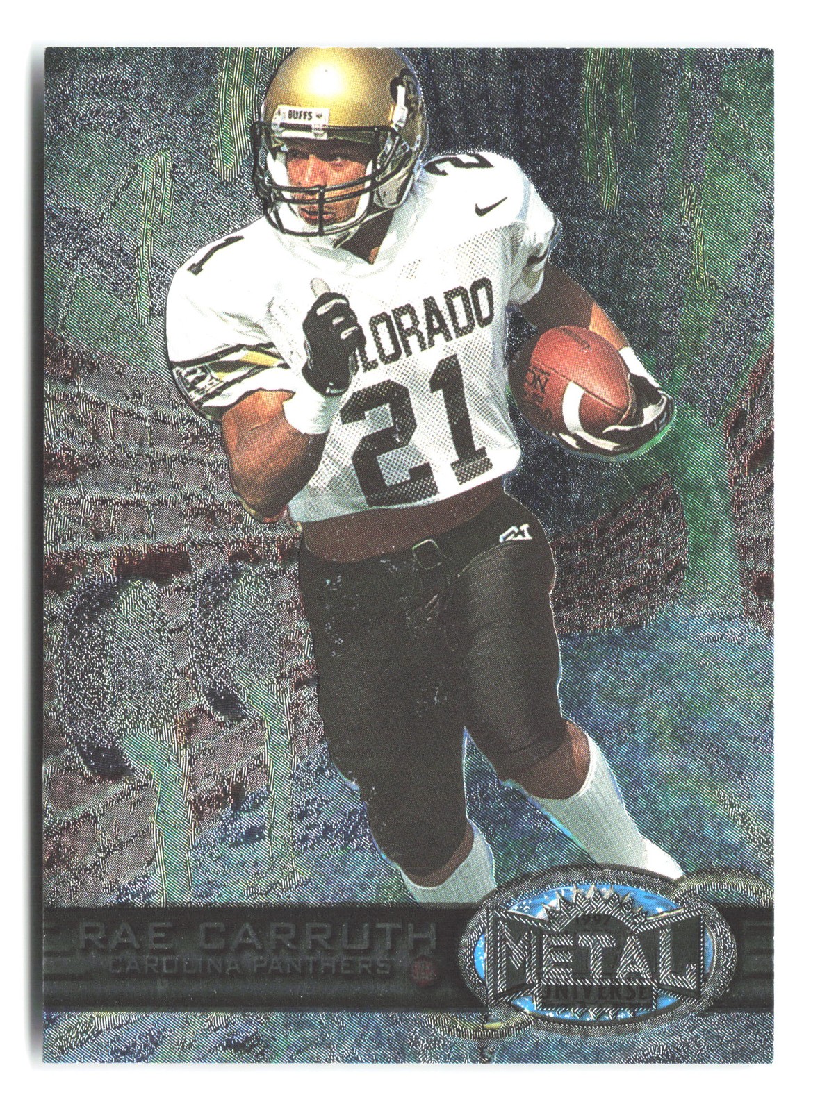 1997 Metal Universe #181 Rae Carruth