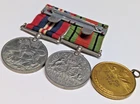 WW2 DEFENCE FOOTBALL MEDALS 3RD INFANTRY DIVISION 1946 MILITARY GROUP
