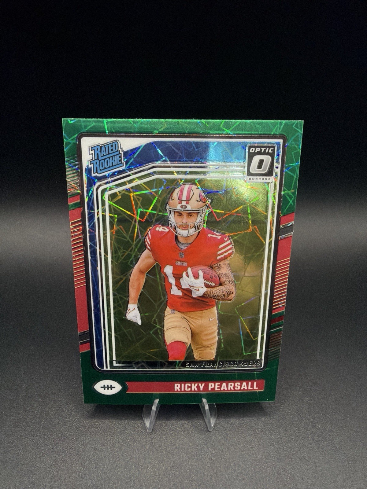 Ricky Pearsall - 2024 Donruss Optic Rated Rookie Green Velocity Prizm - #284 RC