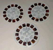 X-MEN CAPTIVE HEARTS VIEW-MASTER REEL SET OF 3 REELS 1085 012-522 EUC COMIC BOOK
