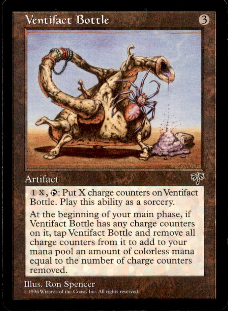 Ventifact Bottle LP Light Play Mirage MTG [6052]