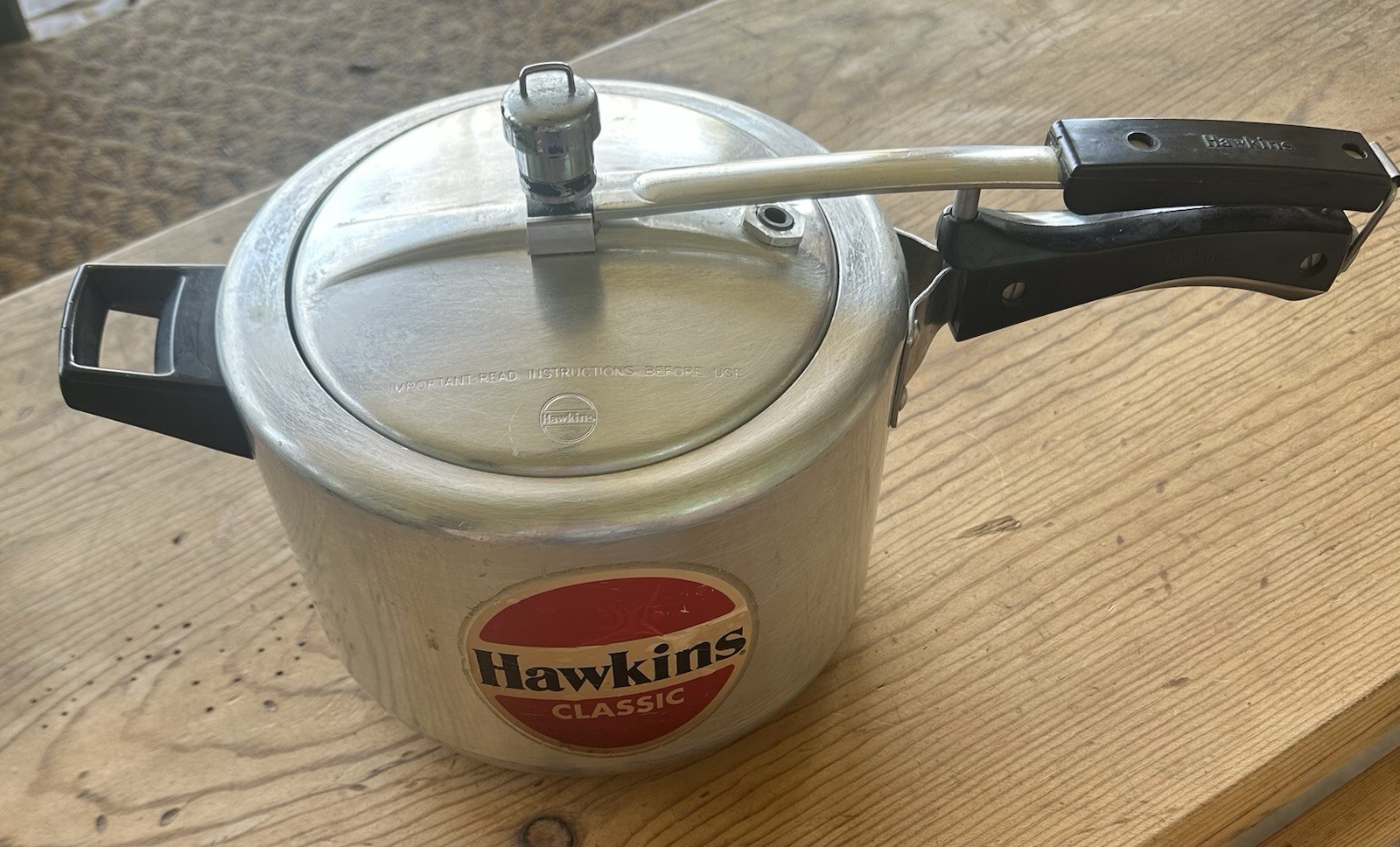 Vintage Hawkins Classic 5 Liter Aluminum Pressure Cooker 