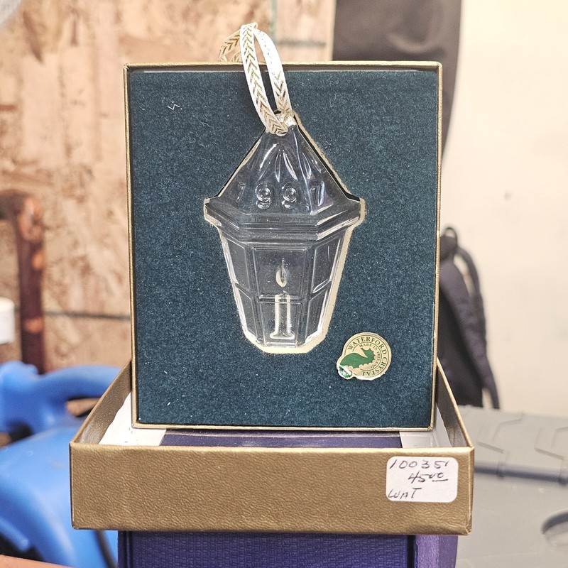 Waterford Memories Ornament Collection Crystal Lantern Ornament 1997