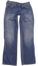 G-Star Medin Pant Women Blue Bootcut Loose Jeans W28 L34 (94629)