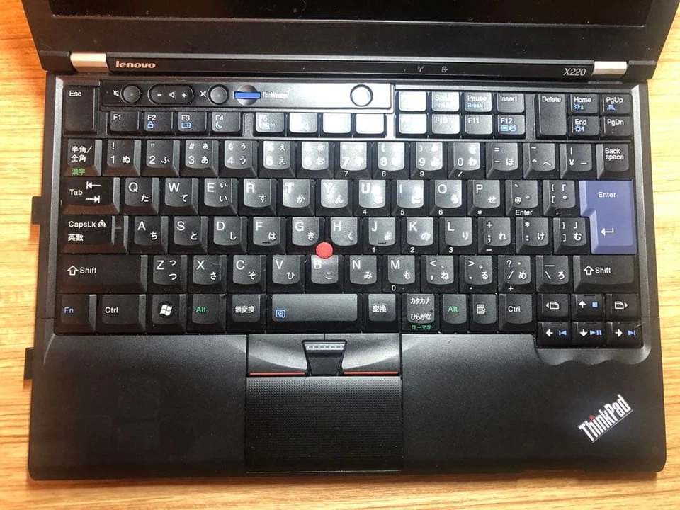 Teclado Lenovo ThinkPad x220 Core i5 8 GB de memoria HDD256 GB Windows 7 Pro JP Foto 3 de 4