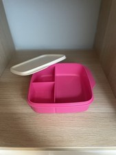 Tupperware Brotdose Clever Snackbox 550 Ml Rosa / Weiß Neu
