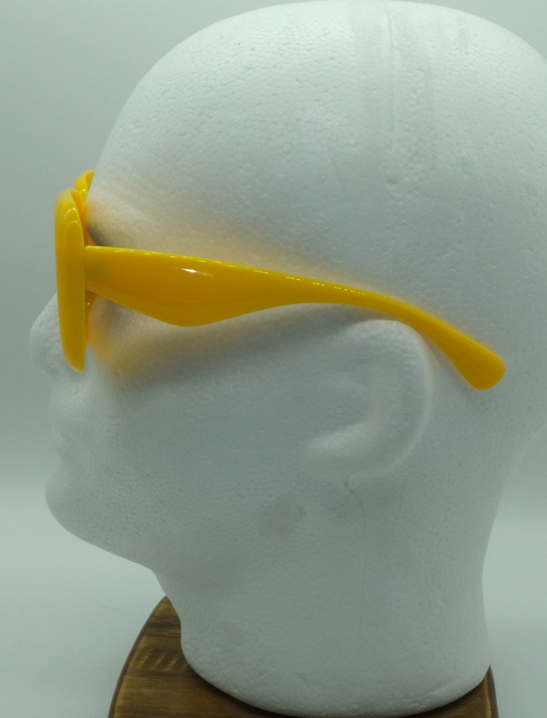 Large Square Yellow Plastic Sunglasses - image 2