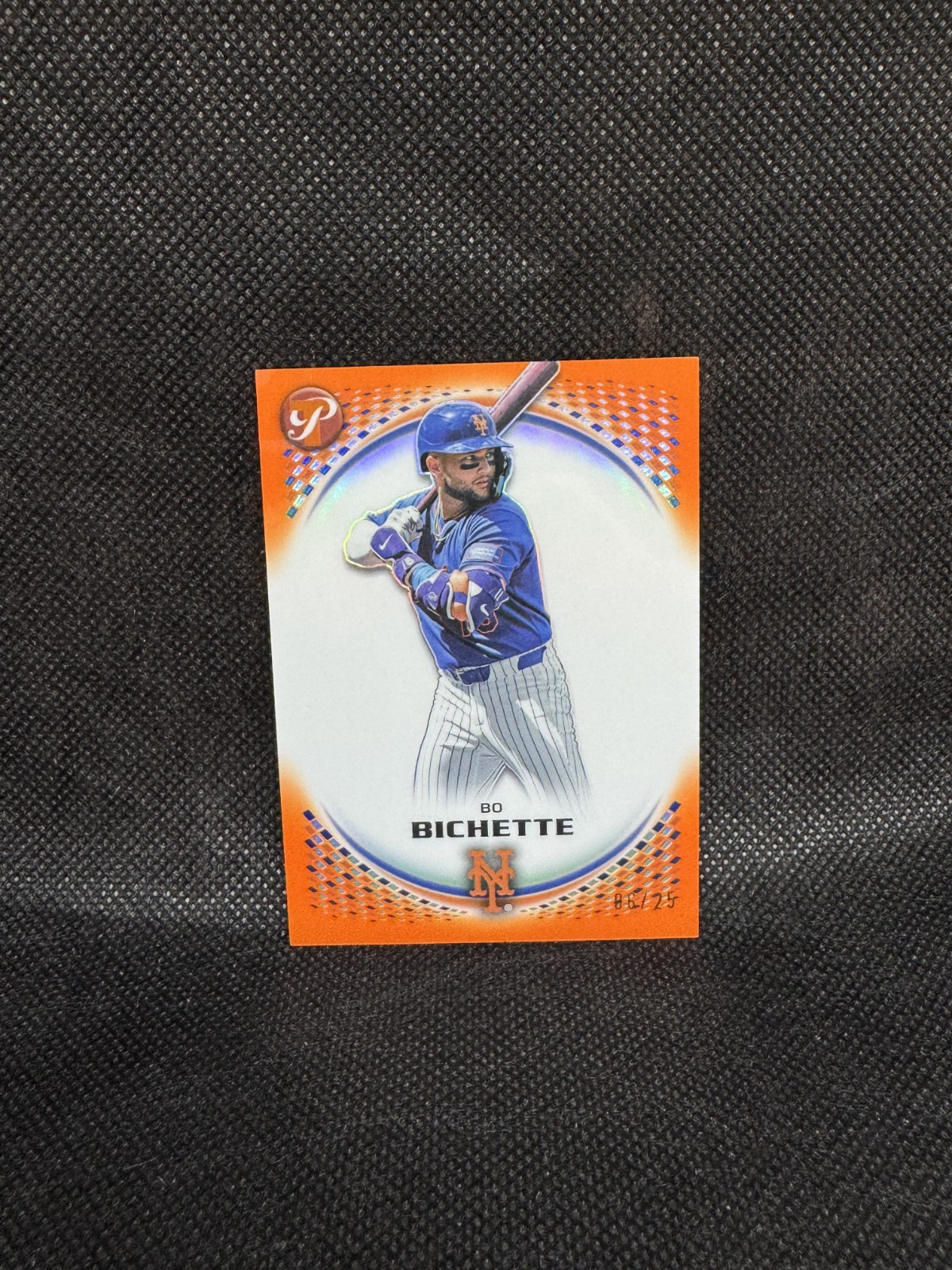 Bo Bichette 2026 Topps Pristine ORANGE REFRACTOR /25 SSP Color Match!