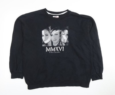 Schwarzer Pullover Sweatshirt Herren UK Größe L Amboss