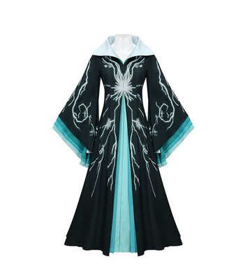 slim fit dress slacks Wicked For Good Madame Morrible Cosplay Costume Green Dress Halloween   Becostume